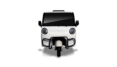 Tricycle électrique à demi-vérin à cadre